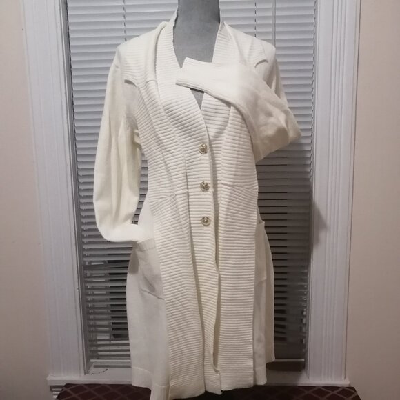 Isaac Mizrahi Long Cardigan, BNWT - Picture 1 of 8